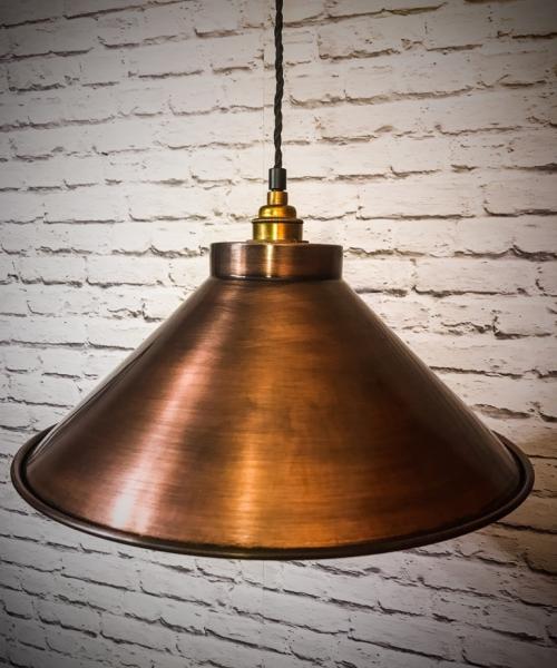 aged copper 7 way metal ceiling rose fraser besant lighting industrial pendant light fitting
